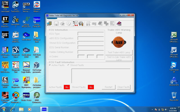Panasonic CF53 laptop installed Heavy Duty Diagnostic software for Cat Cummins Detroit Mack Volvo International Hino Paccar Perkins John Deere Allison Isuzu JPRO - Image 7