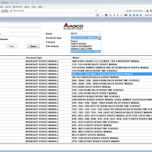 AGCO Parts Catalog & Workshop Manuals