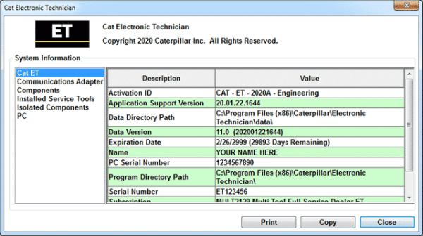 CAT FACTORY PASSWORD GENERATOR-18 DIGIT - Image 3