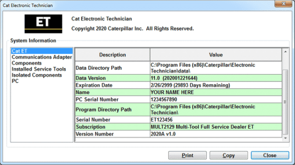 CAT FACTORY PASSWORD GENERATOR-18 DIGIT - Image 2