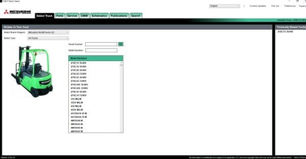 Mitsubishi Forklift Trucks MCFE [12.2021] + MCFS [11.2021] Spare Parts Catalogue - Image 2