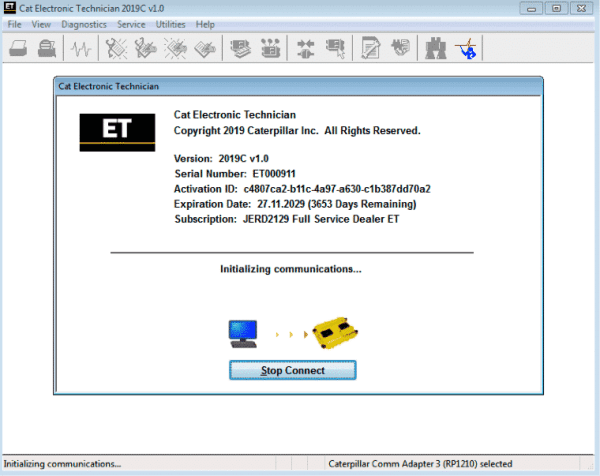 Caterpillar ET 2022A (FULL ACTIVATED)