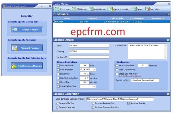 Caterpillar Factory  2021 Keygenarator &  ET  Software