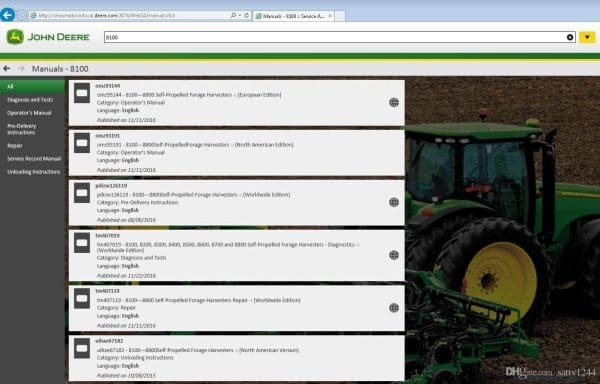 John Deere Service Advisor 5.2 Agriculture & Turf Equipment [09.2019] Muti Language - Image 2